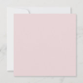 Puder-Rouge Pink Solidfarbe Karte (Rückseite)