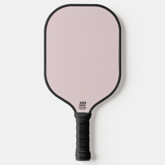Puder-Rouge Pink Solidfarbe Pickleball Schläger (Vorderseite)