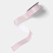 Puder-Rouge Pink Solidfarbe Satinband (Rückseite)