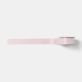 Puder-Rouge Pink Solidfarbe Satinband (Vorderseite)