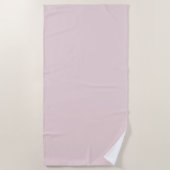 Puder-Rouge Pink Solidfarbe Strandtuch (Vorderseite)