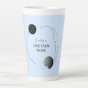Puderblaue Family-Errand-Mode-Latte-Tasse Milchtasse