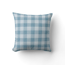 Puderblaue Gingham Büffelkariert Leinenstruktur