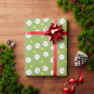 Puderzucker-Donuts Weihnachten Geschenkpapier