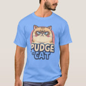 Pudge the cat T-Shirt (Vorderseite)