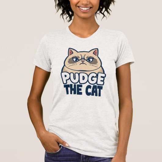 Pudge The Cat T-Shirt (Vorderseite)