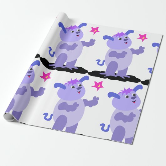 Pudgy Alien Geschenkpapier (Ungerollt)
