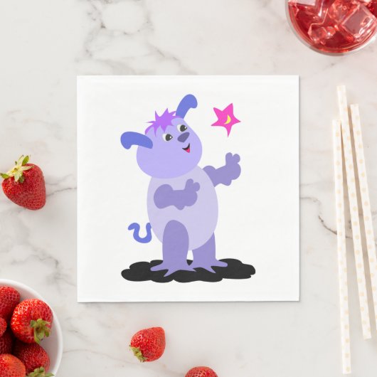 Pudgy Alien Serviette (Beispiel)