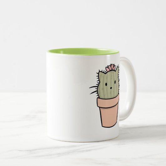 Pudgy Catcus Tasse (VorderseiteRechts)