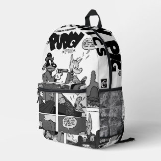 PUDGY Schwein Comics Rucksack