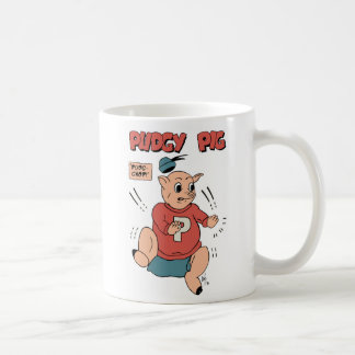 Pudgy Schwein-Kaffee-Tasse (11 Unze. Größe) Kaffeetasse