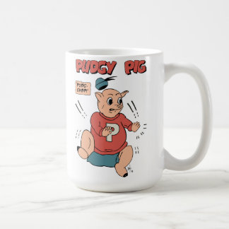 Pudgy Schwein-Kaffee-Tasse (15 Unze. Größe) Kaffeetasse