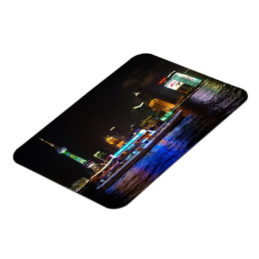 Pudong Night Skyline Magnet (Linke Seite)