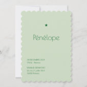 Pudré - Penelope Einladung (Vorderseite)