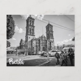 Puebla, México-Kathedrale Postkarte