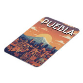 Puebla Mexico Reise Magnet (Linke Seite)