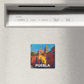 Puebla Mexico Travel Magnet (In Situ (Geschirrspüler))