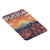 Puebla Mexico Travel Magnet (Rechte Seite)