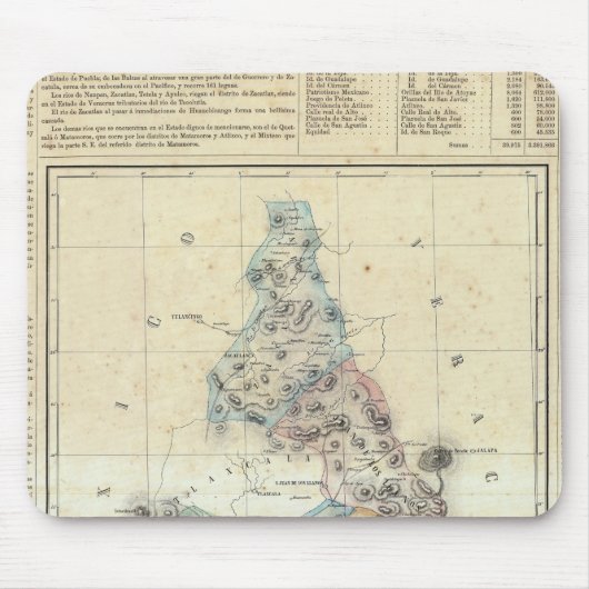 Puebla, Mexiko 2 Mousepad (Vorne)