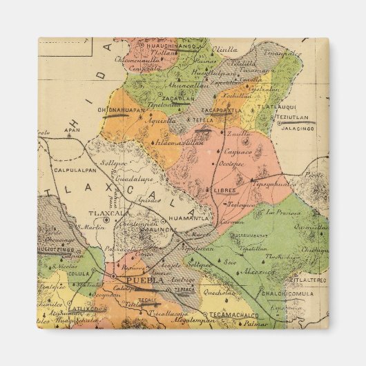 Puebla, Mexiko Magnet (Vorne)