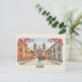 Puebla Mexiko, Postkarte (Stehend Vorderseite)