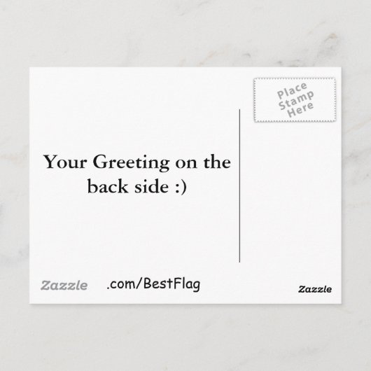 Puebla, Mexiko Postkarte (Rückseite)