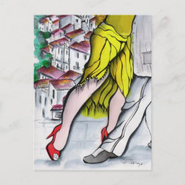 Pueblo Blanco Tango Postkarte