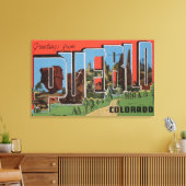 Pueblo, Colorado - Große Buchstabenszenen Leinwanddruck (Insitu (Wohnzimmer))