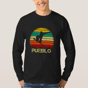 Pueblo Colorado Snowboarden Outdoor Vintag Co 80 T-Shirt