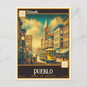 Pueblo, Colorado Vintage Postkarte