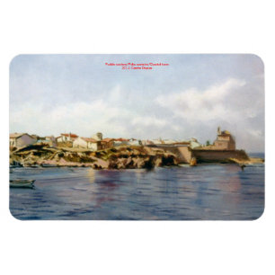 Pueblo costero/Pobo costeiro/Küstenstadt Magnet
