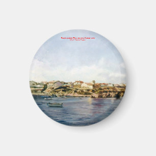 Pueblo costero/Pobo costeiro/Küstenstadt Magnet