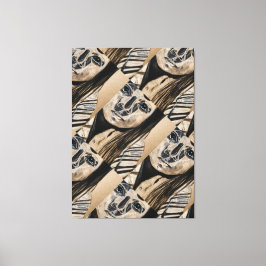 Pueblo Girl Charcoal Sketch by Ayasha Leinwanddruck