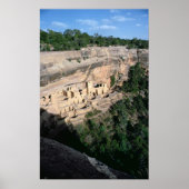 Pueblo Indian cliff dwellings Poster (Vorne)
