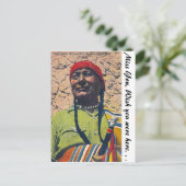 Pueblo Indian Postkarte (Stehend Vorderseite)