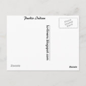 Pueblo Indian Postkarte (Rückseite)