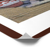 Pueblo Indianerinnen machen Poster für Keramiken (Ecke)