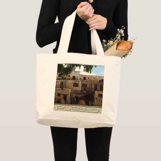 Pueblo Jumbo Stoffbeutel (Vorderseite (Produkt))