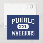 Pueblo - Krieger - Hochschule - Tucson Arizona Postkarte (Vorne/Hinten)