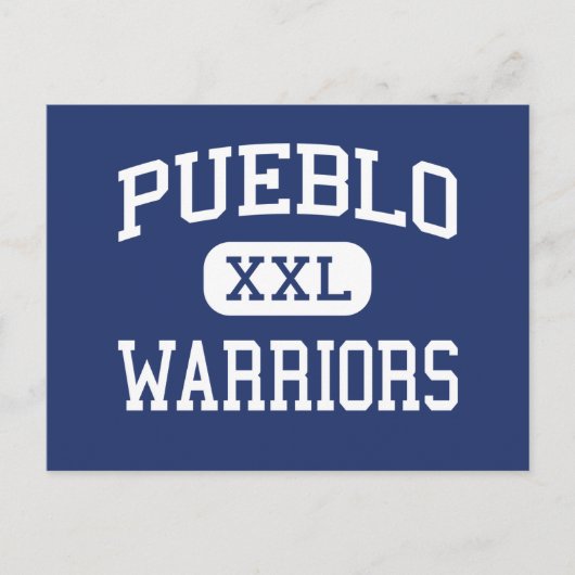 Pueblo - Krieger - Hochschule - Tucson Arizona Postkarte (Vorderseite)