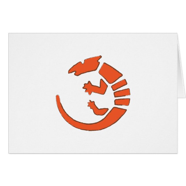 Pueblo Lizard - Südwestindisches Design (Vorderseite (Horizontal))
