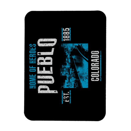 Pueblo Magnet (Vertikal)