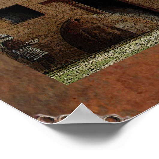 Pueblo Poster (Ecke)