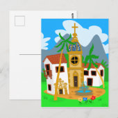 Pueblo Postkarte (Vorne/Hinten)