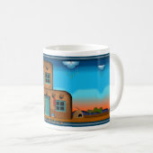 Pueblo-Regen Kaffeetasse (VorderseiteRechts)