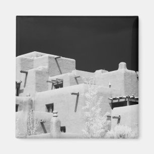 Pueblo-Stil-Adobe-Inn in Loretto, Santa Fe, Neu Magnet