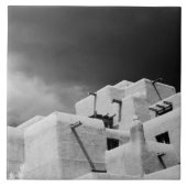 Pueblo style adobe Inn at Loretto, Santa Fe, New 2 Fliese (Vorderseite)