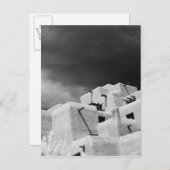 Pueblo style adobe Inn at Loretto, Santa Fe, New 2 Postkarte (Vorne/Hinten)