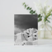 Pueblo style adobe Inn at Loretto, Santa Fe, New 2 Postkarte (Stehend Vorderseite)