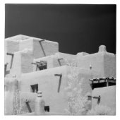 Pueblo style adobe Inn at Loretto, Santa Fe, New Fliese (Vorderseite)